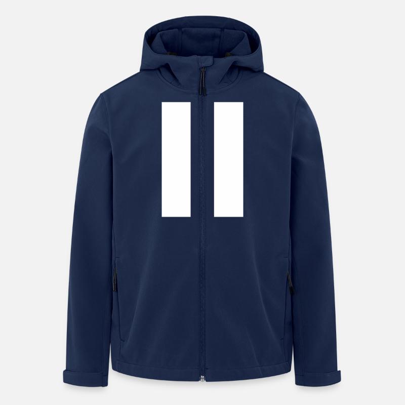 Das Segelleben - Recycelte Männer Softshell-Jacke von Stanley/Stella - Navy