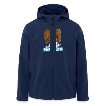 TEAM Papillon - Fauve - Veste softshell homme en polyester recyclé Stanley/Stella - marine - Devant - AI Model Male 185 light (185cm)