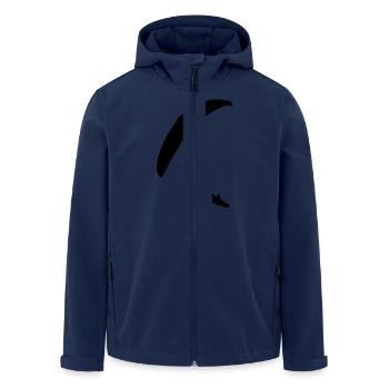 gleitschirm klein - Recycelte Männer Softshell-Jacke von Stanley/Stella - Navy - Vorne - AI Model Male 185 light (185cm)