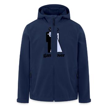 Jeu de mariage plus - Veste softshell homme en polyester recyclé Stanley/Stella - marine - Devant - AI Model Male 185 light (185cm)