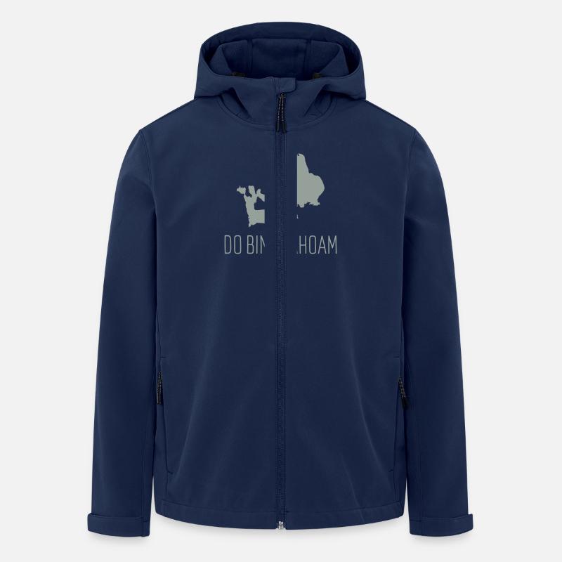 Chiemsee - Recycelte Männer Softshell-Jacke von Stanley/Stella - Navy