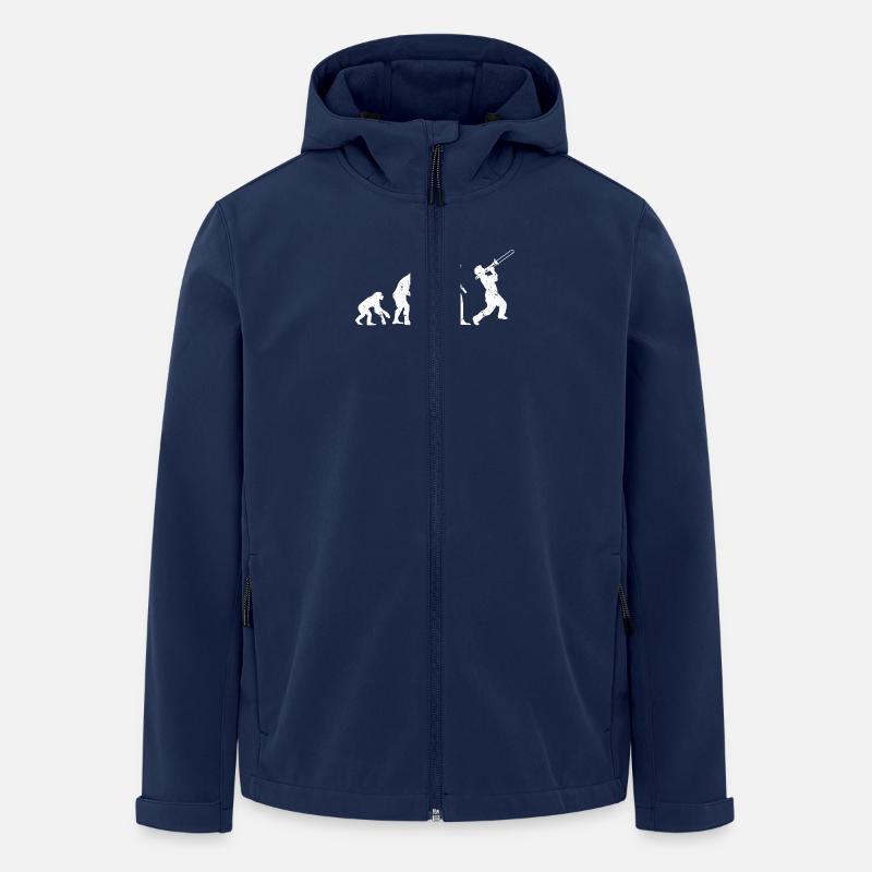 TROMPETTE EVOLUTION! - Veste softshell homme en polyester recyclé Stanley/Stella - marine