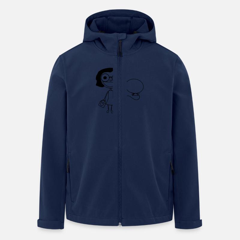 Mädchen - Recycelte Männer Softshell-Jacke von Stanley/Stella - Navy