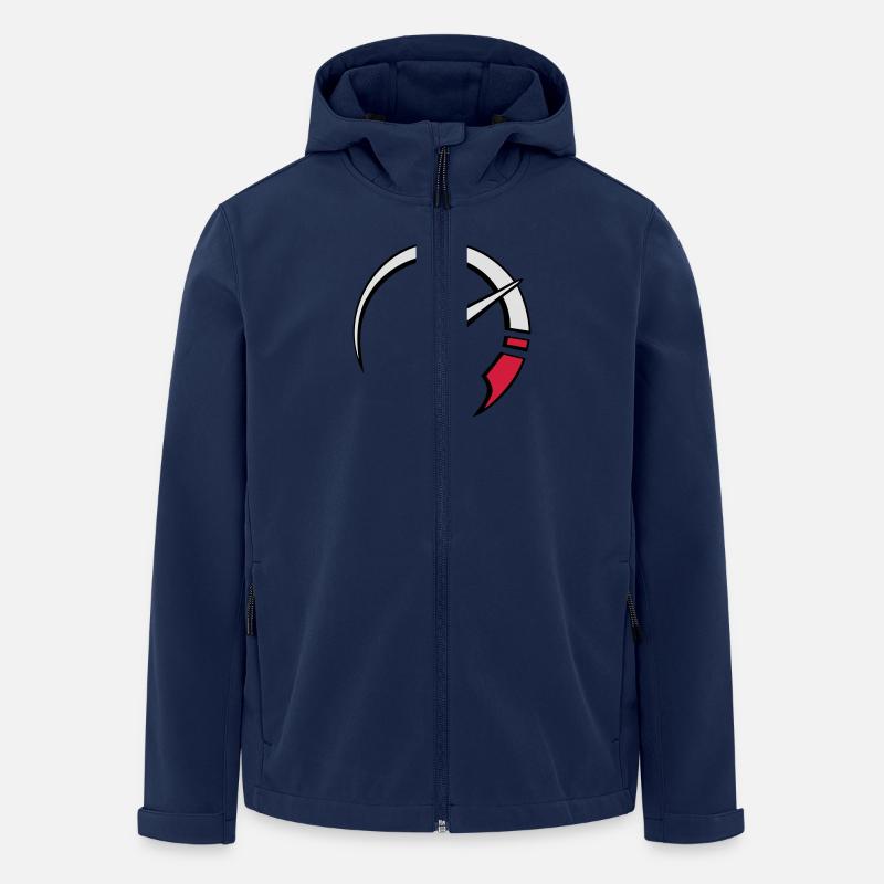 tacho3c - Recycelte Männer Softshell-Jacke von Stanley/Stella - Navy