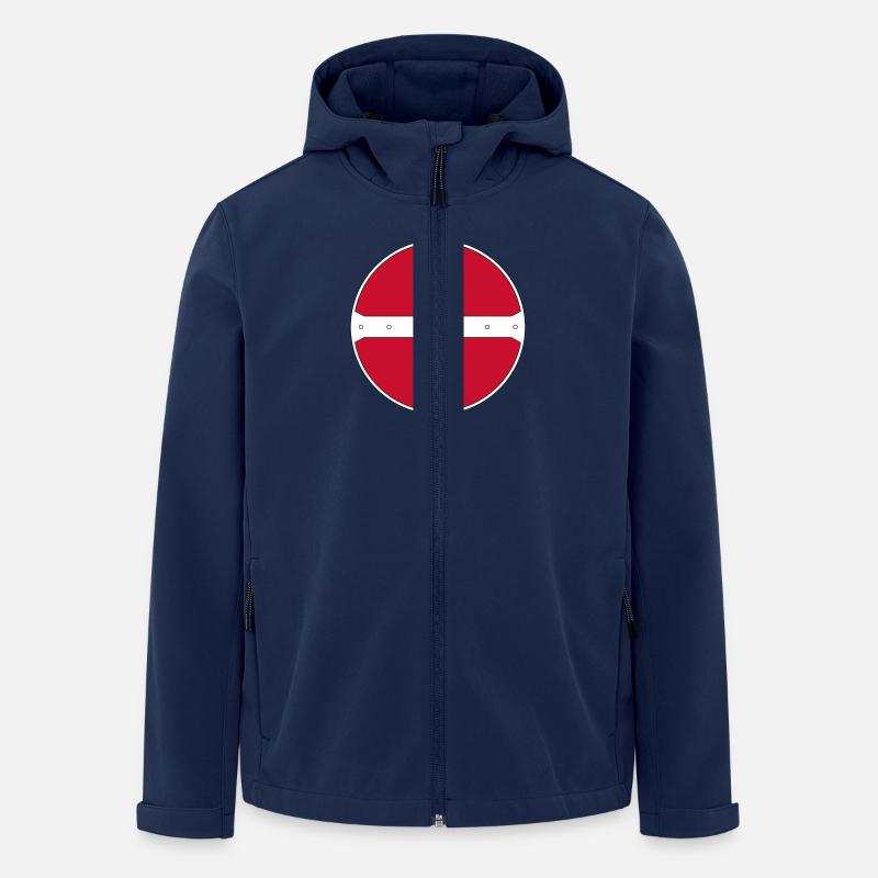 Wikinger - Recycelte Männer Softshell-Jacke von Stanley/Stella - Navy
