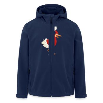 christmas chicken - Men’s Recycled Softshell Jacket by Stanley/Stella - navy - Front - AI Model Male 185 light (185cm)