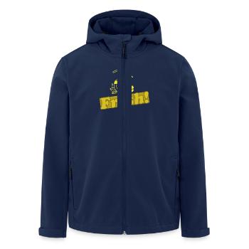 Fresh! 4.0 - Men’s Recycled Softshell Jacket by Stanley/Stella - navy - Front - AI Model Male 185 light (185cm)