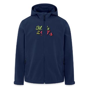 Fabriqué dans les années 90 - Veste softshell homme en polyester recyclé Stanley/Stella - marine - Devant - AI Model Male 185 light (185cm)