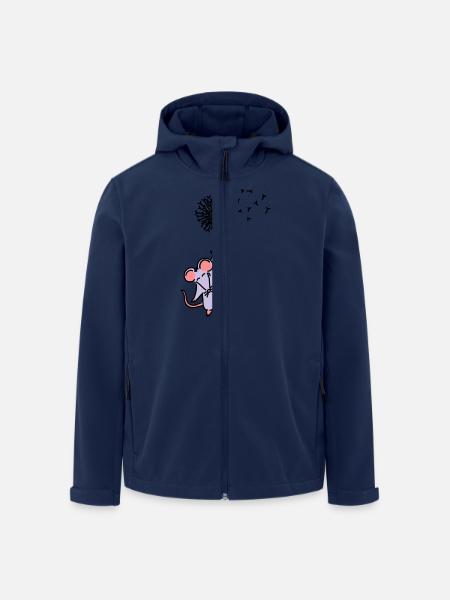 Pusteblumenmäuschen - Recycelte Männer Softshell-Jacke von Stanley/Stella - Navy