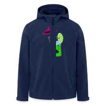 caipirinha - Veste softshell homme en polyester recyclé Stanley/Stella - marine - Devant - AI Model Male 185 light (185cm)
