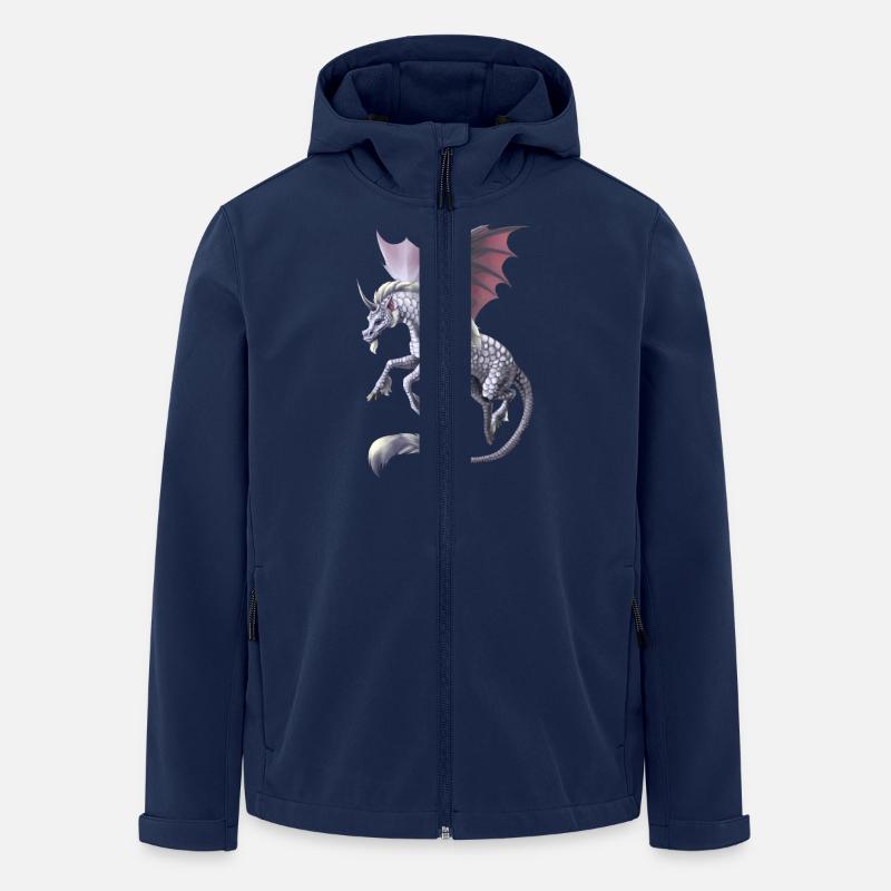 unicorn dragon - Recycelte Männer Softshell-Jacke von Stanley/Stella - Navy