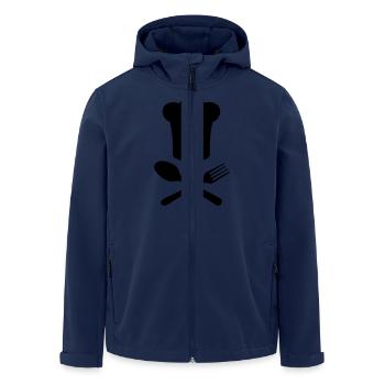cuistot cuisinier - Veste softshell homme en polyester recyclé Stanley/Stella - marine - Devant - AI Model Male 185 light (185cm)
