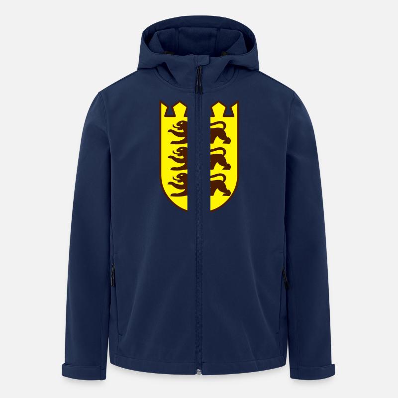 Baden-Württemberg wappen - Recycelte Männer Softshell-Jacke von Stanley/Stella - Navy