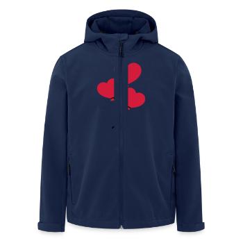Ballon - Veste softshell homme en polyester recyclé Stanley/Stella - marine - Devant - AI Model Male 185 light (185cm)