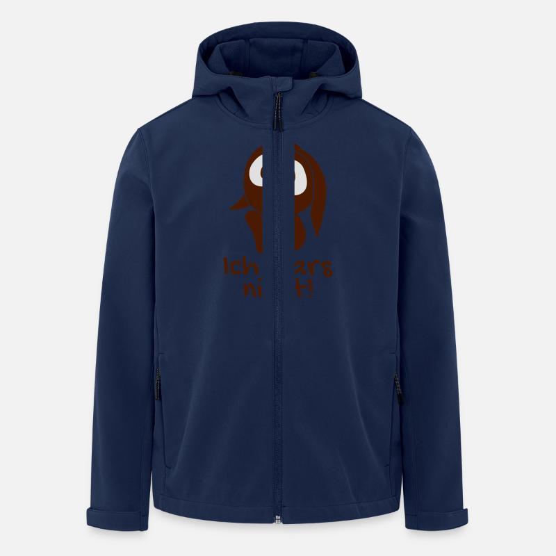Ich wars nicht - Recycelte Männer Softshell-Jacke von Stanley/Stella - Navy