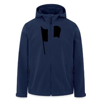 Flagge - Recycelte Männer Softshell-Jacke von Stanley/Stella - Navy - Vorne - AI Model Male 185 light (185cm)
