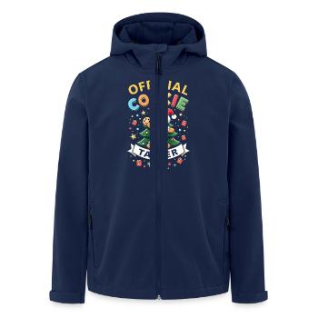Official Cookie Taster - Recycelte Männer Softshell-Jacke von Stanley/Stella - Navy - Vorne - AI Model Male 185 light (185cm)
