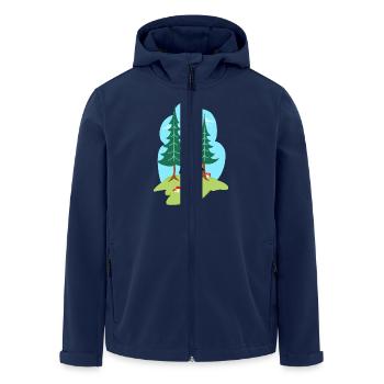 Black Forest Girl Girl - Men’s Recycled Softshell Jacket by Stanley/Stella - navy - Front - AI Model Male 185 light (185cm)