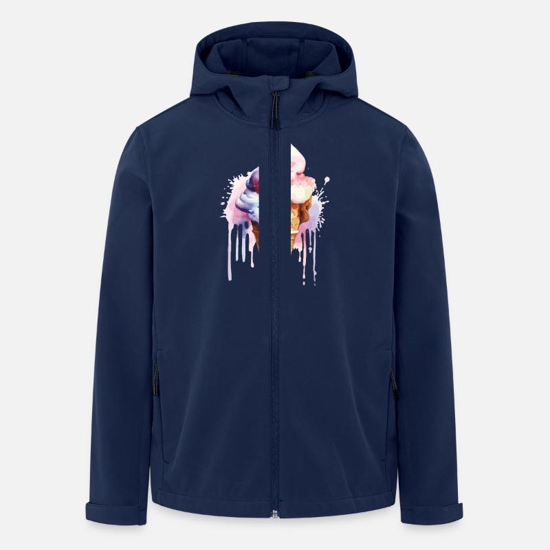 eiscreme - Recycelte Männer Softshell-Jacke von Stanley/Stella - Navy