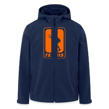 Tennis Vintage Tennis Lover Tennis Player Saying - Men’s Recycled Softshell Jacket by Stanley/Stella - navy - Front - AI Model Male 185 light (185cm)