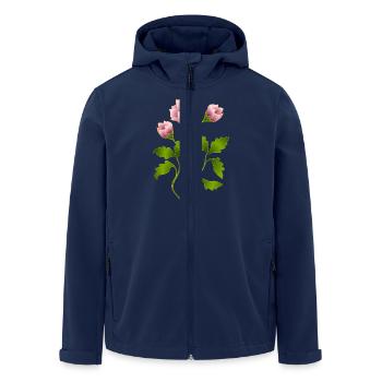 Fleur - Veste softshell homme en polyester recyclé Stanley/Stella - marine - Devant - AI Model Male 185 light (185cm)