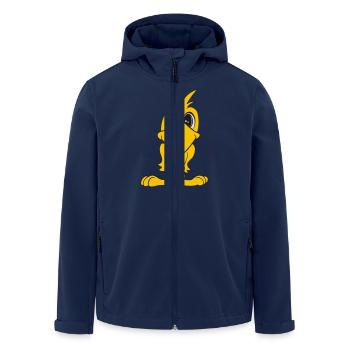 vogel - Recycelte Männer Softshell-Jacke von Stanley/Stella - Navy - Vorne - AI Model Male 185 light (185cm)