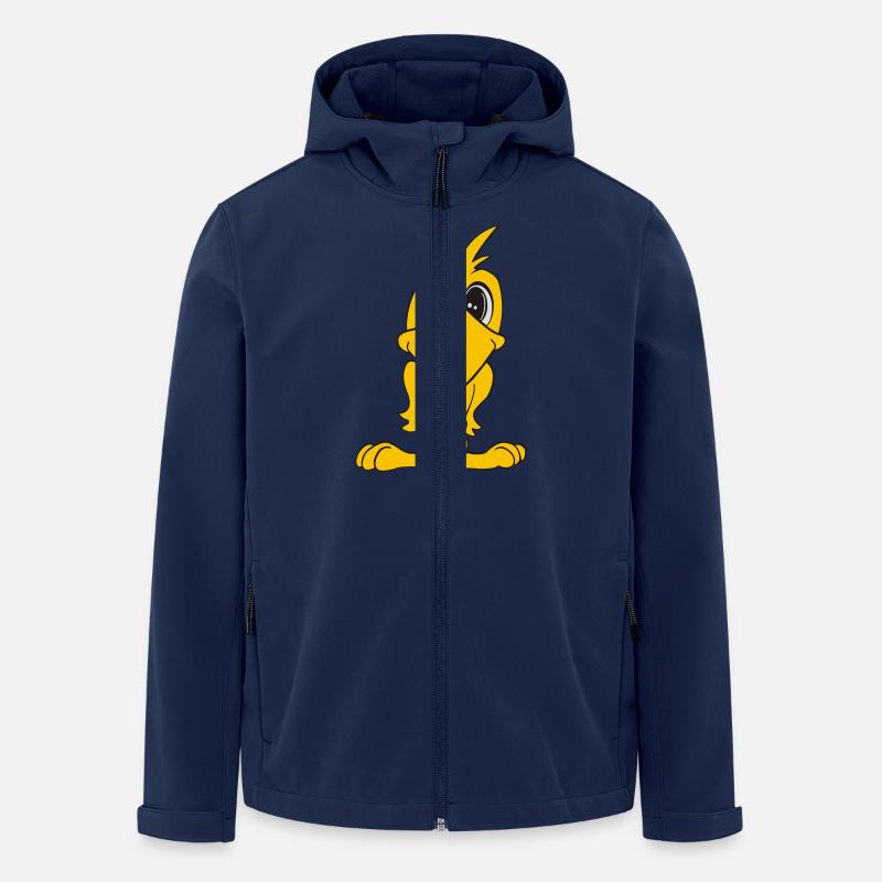 vogel - Recycelte Männer Softshell-Jacke von Stanley/Stella - Navy