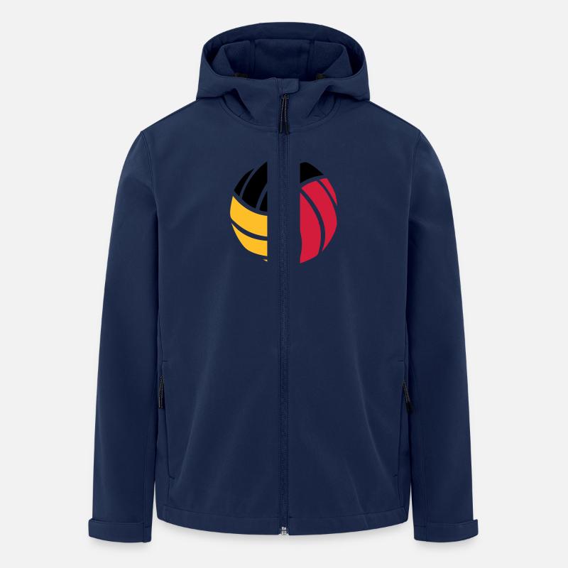 Volleyball - Recycelte Männer Softshell-Jacke von Stanley/Stella - Navy