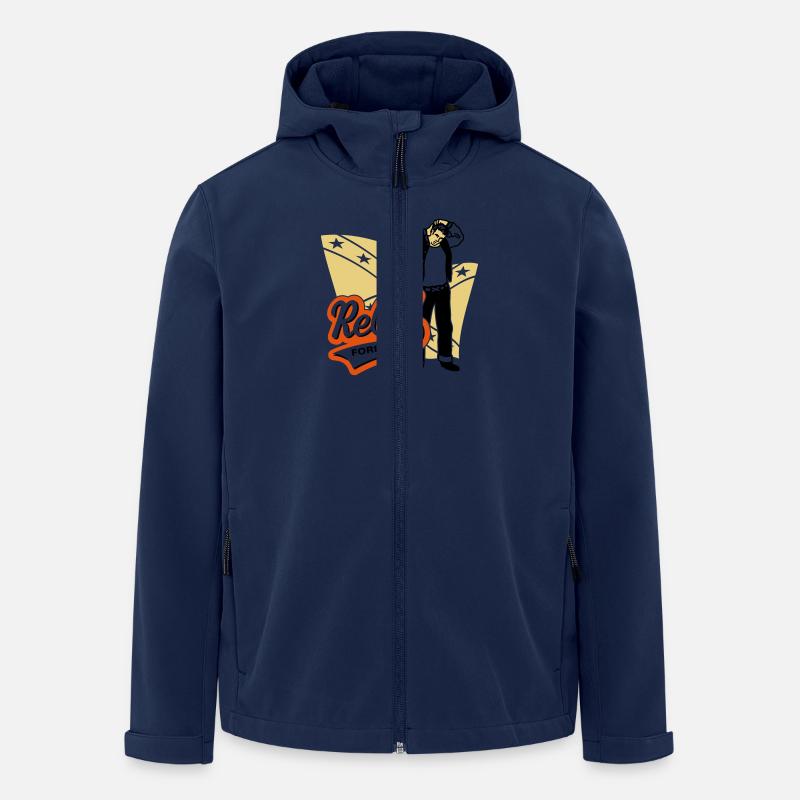 Rebel forever - Recycelte Männer Softshell-Jacke von Stanley/Stella - Navy