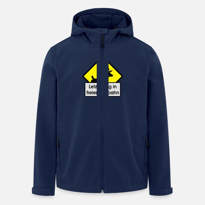 Junggeselle - Recycelte Männer Softshell-Jacke von Stanley/Stella - Navy