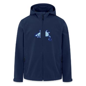 A dead mouse - Men’s Recycled Softshell Jacket by Stanley/Stella - navy - Front - AI Model Male 185 light (185cm)
