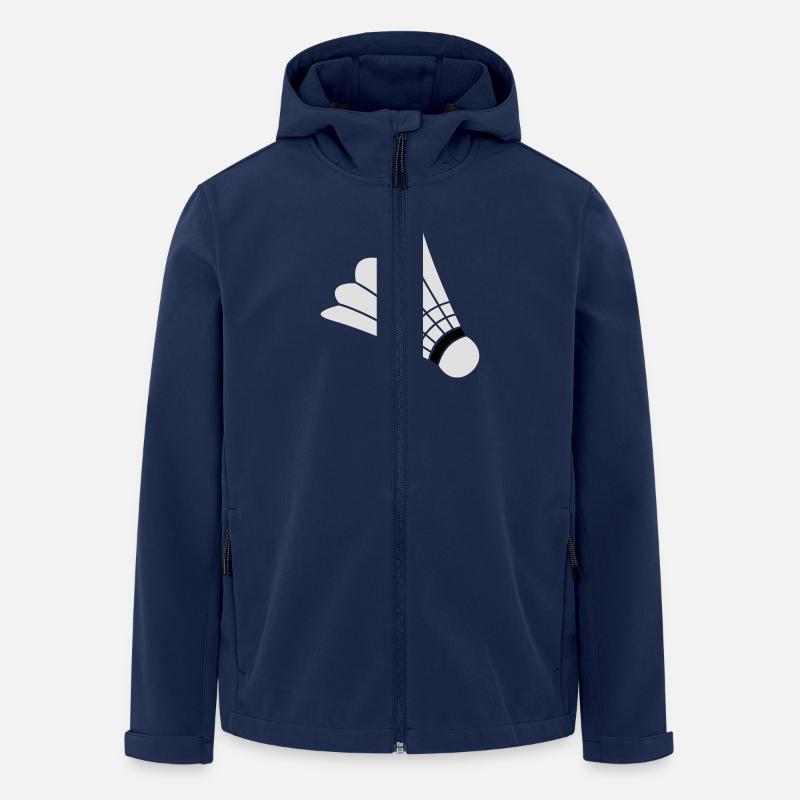 Badminton - Recycelte Männer Softshell-Jacke von Stanley/Stella - Navy