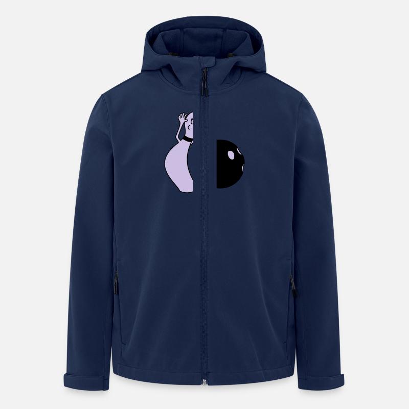 ällabätsch reloaded - Recycelte Männer Softshell-Jacke von Stanley/Stella - Navy