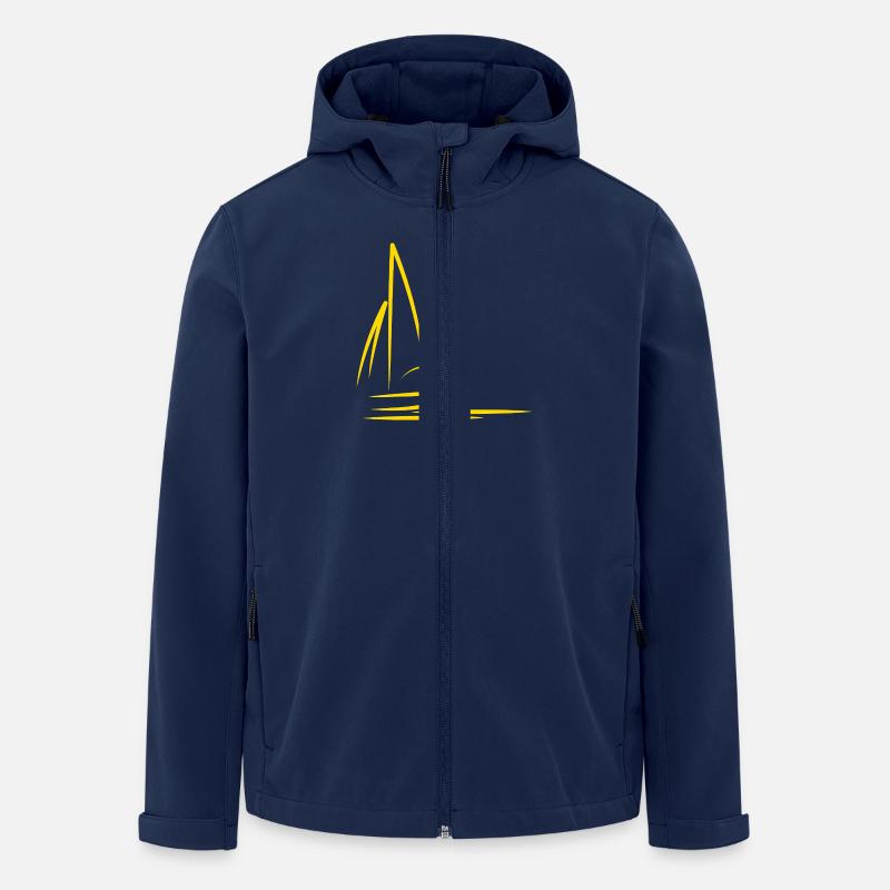 Sailing Gift Sailing - Men’s Recycled Softshell Jacket by Stanley/Stella - navy