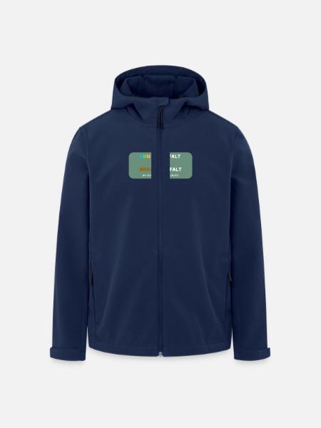 Bunte Vielfalt - Recycelte Männer Softshell-Jacke von Stanley/Stella - Navy