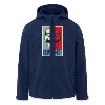 HACK - Veste softshell homme en polyester recyclé Stanley/Stella - marine - Devant - AI Model Male 185 light (185cm)