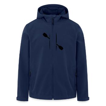Kanu 2 - Recycelte Männer Softshell-Jacke von Stanley/Stella - Navy - Vorne - AI Model Male 185 light (185cm)