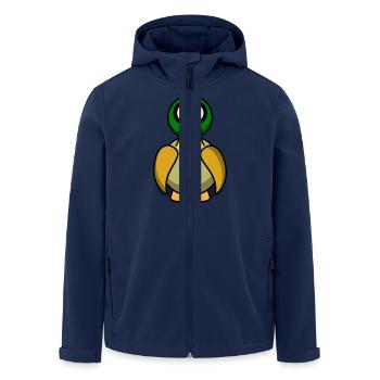 duck6 - Recycelte Männer Softshell-Jacke von Stanley/Stella - Navy - Vorne - AI Model Male 185 light (185cm)