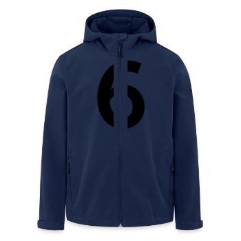 Sport Number 6 Six - Men’s Recycled Softshell Jacket by Stanley/Stella - navy - Front - AI Model Male 185 light (185cm)
