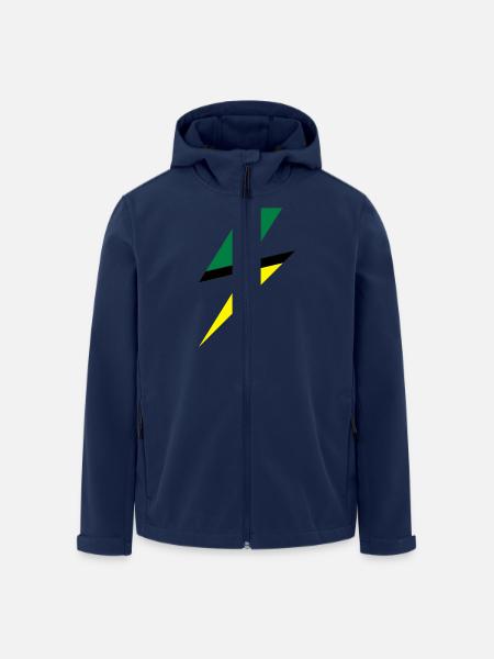 Usain Bolt - Men’s Recycled Softshell Jacket by Stanley/Stella - navy