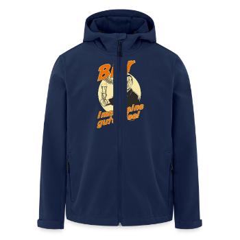 AD Bier gute Idee - Geburtstags Geschenk - - Recycelte Männer Softshell-Jacke von Stanley/Stella - Navy - Vorne - AI Model Male 185 light (185cm)