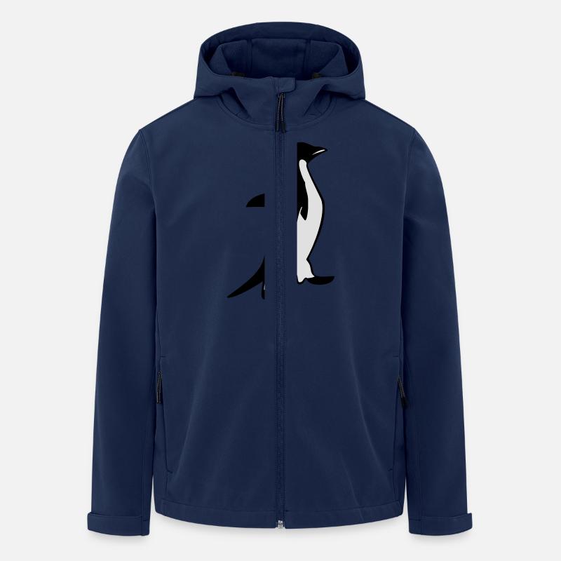 penguin - Veste softshell homme en polyester recyclé Stanley/Stella - marine