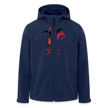 basketball ball joker sport1 - Men’s Recycled Softshell Jacket by Stanley/Stella - navy - Front - AI Model Male 185 light (185cm)