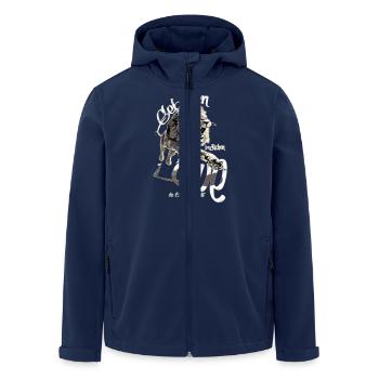 löwe sternzeichen - Recycelte Männer Softshell-Jacke von Stanley/Stella - Navy - Vorne - AI Model Male 185 light (185cm)