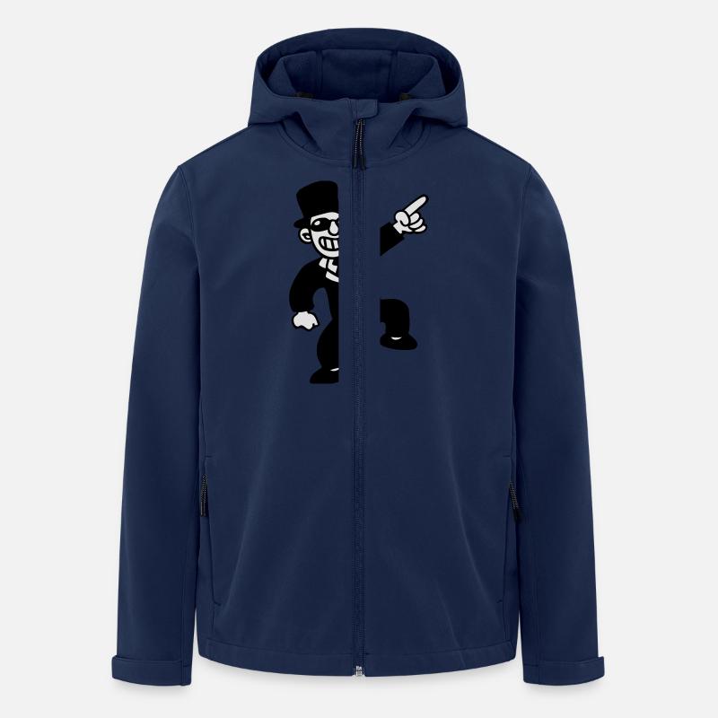 Bräutigam - Recycelte Männer Softshell-Jacke von Stanley/Stella - Navy