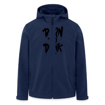 Born to drink - Recycelte Männer Softshell-Jacke von Stanley/Stella - Navy - Vorne - AI Model Male 185 light (185cm)