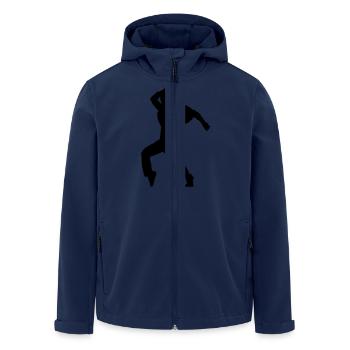 hip hop dancer - Men’s Recycled Softshell Jacket by Stanley/Stella - navy - Front - AI Model Male 185 light (185cm)