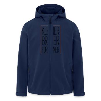 kleiner bruder für immer - Recycelte Männer Softshell-Jacke von Stanley/Stella - Navy - Vorne - AI Model Male 185 light (185cm)