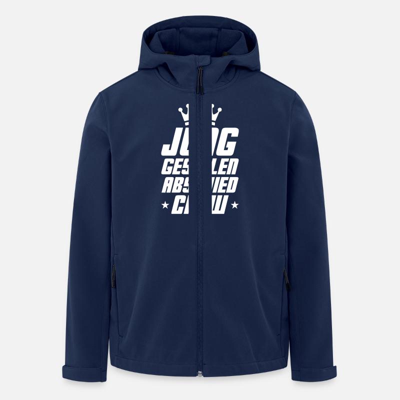 Junggesellen Abschied Crew - Recycelte Männer Softshell-Jacke von Stanley/Stella - Navy