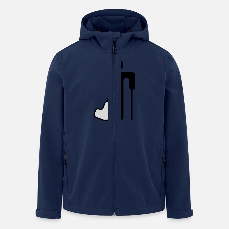 broken_leg - Veste softshell homme en polyester recyclé Stanley/Stella - marine